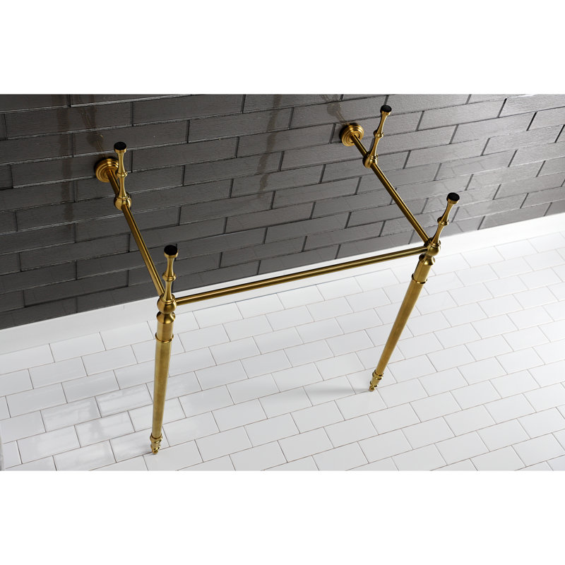 Kingston Brass Edwardian Brass Console Sink Legs, Brushed Brass