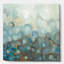 «Blue and Bronze Dots on Glass II», reproduction d'art sur toile tendue-55950378