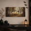 «Three Ghost Witches in Dark Forest», art mural sur toile-1255808654
