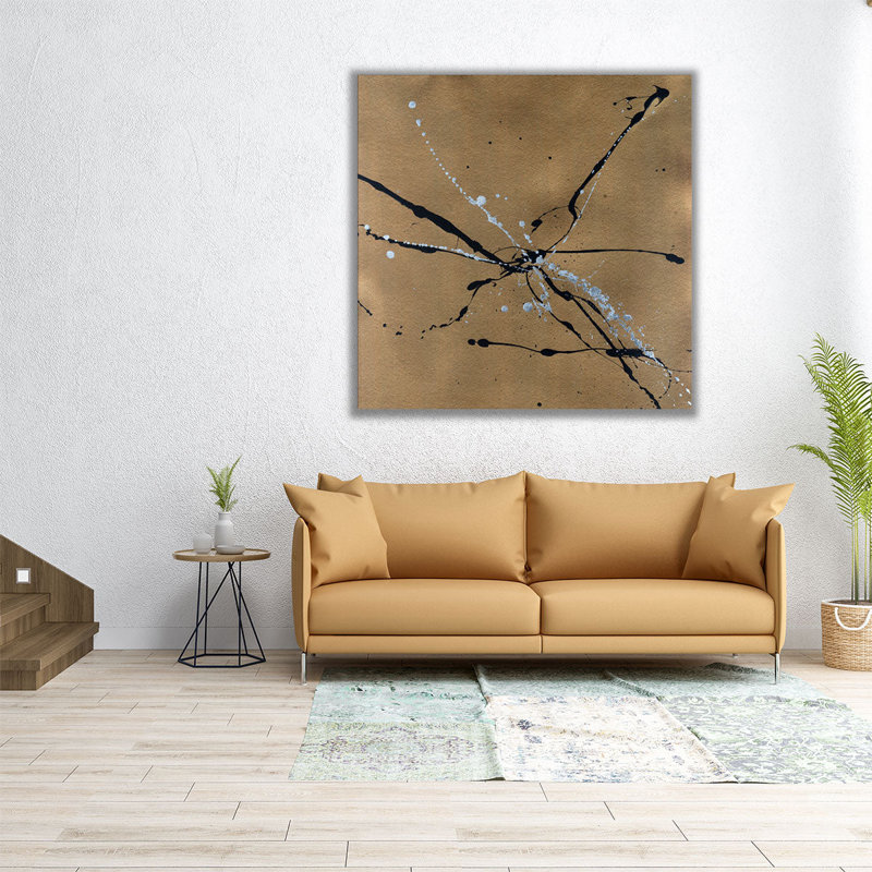 Ink Elements IV - Canvas Print Wall Art, 16" H x 16" W