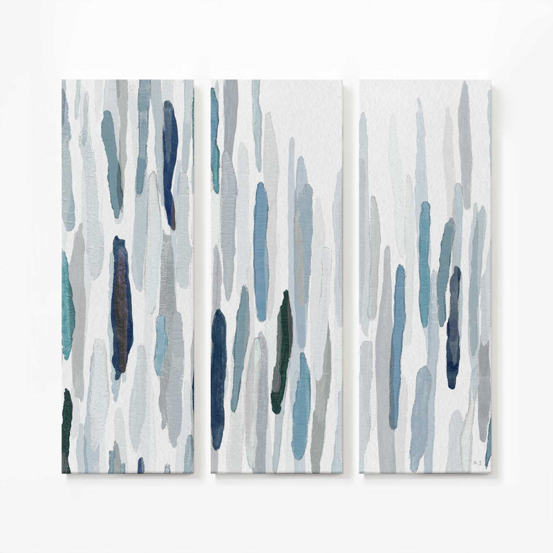 Rhythmic Blues v2, Large Canvas Print, 48" H x 48" W