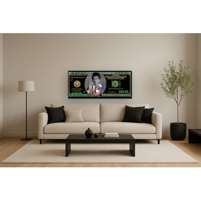 Art mural classique sur toile 28 "x 63"