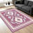 Pink Kilim Rug carpet-easy to clean, machine-washable, soft and comfortable; suitable for door mats, kitchens, living rooms, bedrooms, corridors, and laundry areas. Easy to clean, durable carpet for home decoration.-115384575