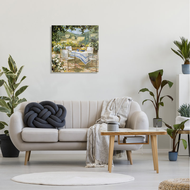 Vignoble Tuscan Terrace (français), H 24 po x l 24 po x P 1,5 po, Toile