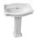 Barclay Stanford 20.5'' Vitreous China U-Shaped Bathroom Sink with Overflow