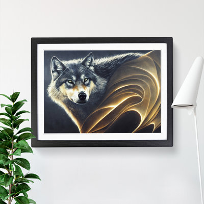 Awe Inspiring Wolf - Framed Print