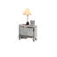 Classic Luxury Look 1Pc Table de chevet en bois avec tiroirs et miroir