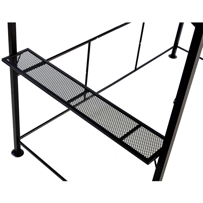 9 Ft. W x 5 Ft. D Metal Grill Gazebo