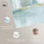 Miroir Aqua Dream I, ensemble de toiles côtières abstraites par Art Remedy-111735774-111735795