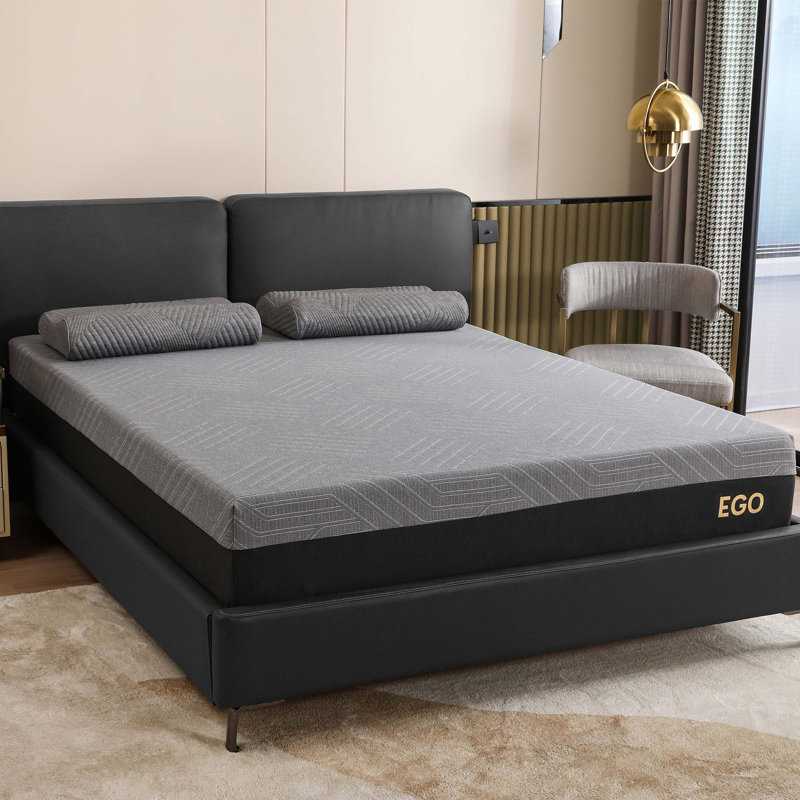 Matelas en mousse viscoélastique imprégnée de gel moyenne 10 po, Très grand californien