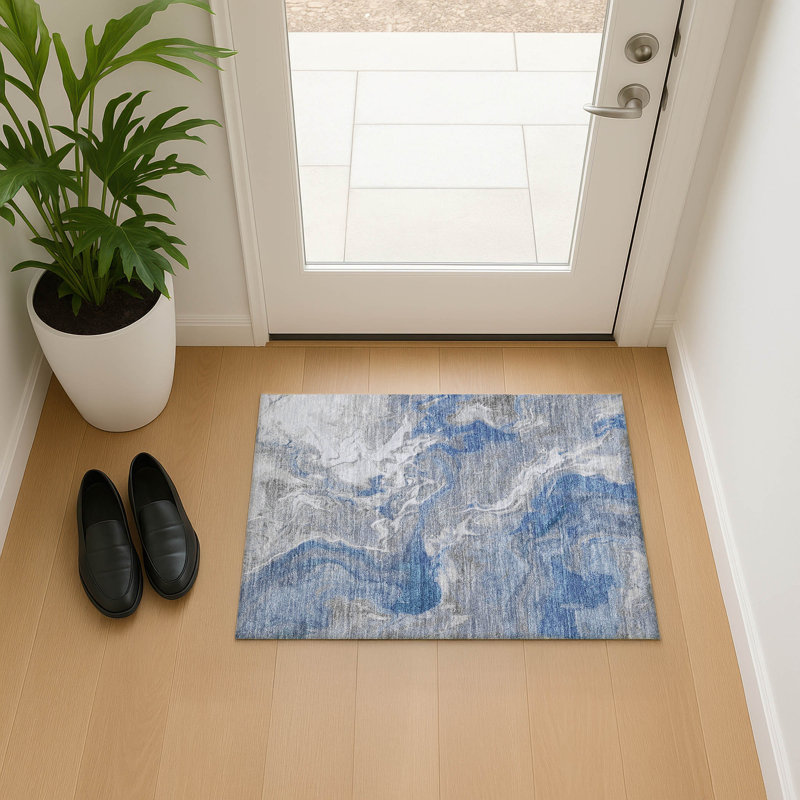 Premium Machine Washable Strinko AMF1682 Abstract Rug, Rectangle 1'8" x 2'6"