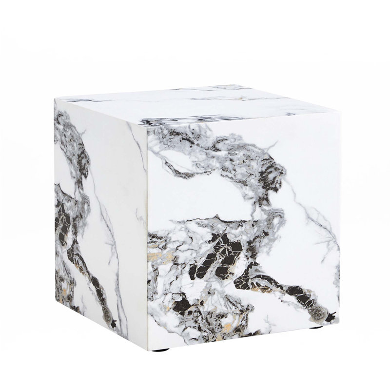 Table basse - 15,75 pouces, Blanc