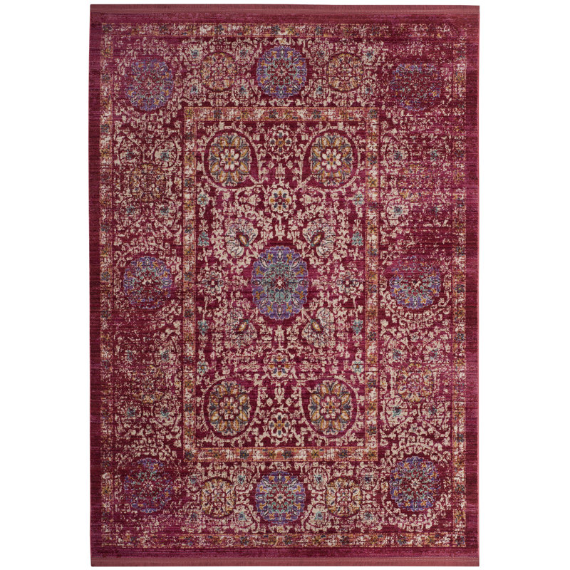 Smead Performance Floral Rug, Rectangle 2'9" x 5'