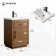 24'' Free Standing Single Bathroom Vanity with Ceramic Top