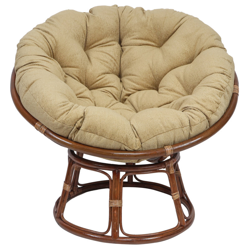 Outdoor Papasan Seat Cushion, Antiquity, 48" W x 48" D