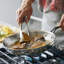 KitchenAid® 5-Ply Clad Stainless Steel Frying Pan, 8.25-Inch, Polished Stainless Steel-2103246891-2103246890