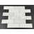 Blanc Carrara / argent est en rupture de stock