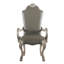 Ensemble de 2 fauteuils Varcoe gris et blanc os rétro
