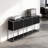 Modern Modular Metal Storage Cabinet with Adjustable Shelves, Multipurpose Office Storage Organizer with Soft-Close Doors, Heavy-Duty Steel Cabinet for Home Office, Living Room, Entryway or Kitchen-1499333001
