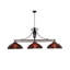 Luminaire suspendu linéaire à 3 lumières Elan