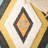 Wynward Hand Woven Wool/Cotton Southwestern Rug in Blue/Orange-675271663