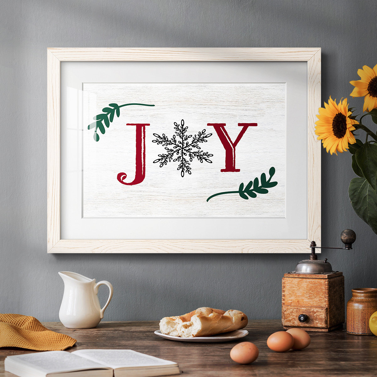 The Holiday Aisle® Joy Snowflake | Wayfair