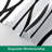 Modern Abstract Striped Waterproof Polyester Shower Curtain With Hooks For Bathroom-872819922-989770010