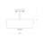 Ceron Glass Semi Flush Mount
