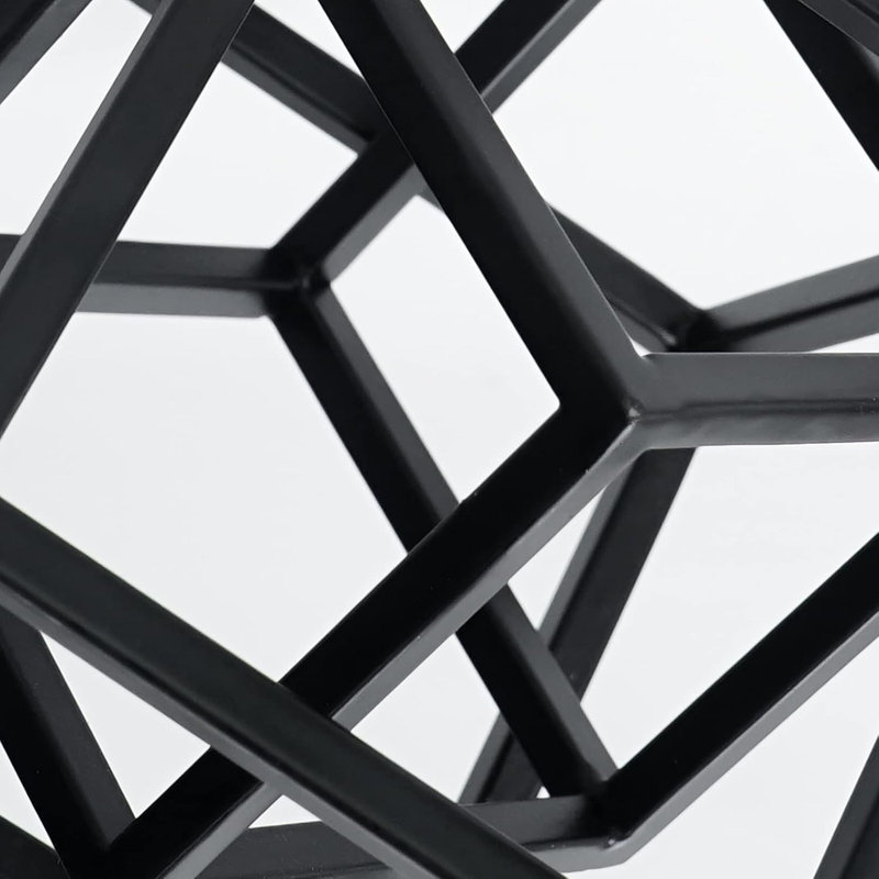 Metal cube decoration