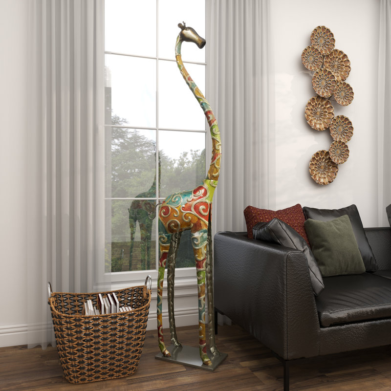 Grande sculpture en girafe Wynn