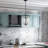 3 - Light Steel Dimmable Chandelier-605957264