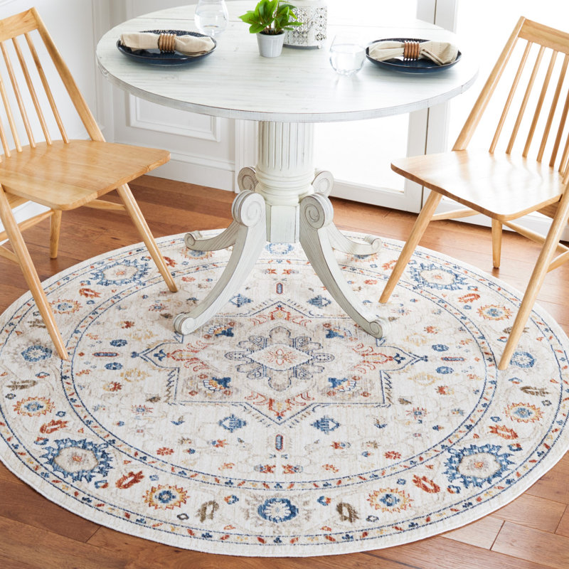Elazer Olympia Performance Oriental Rug, Round 6'