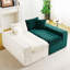 Canapé multifonctionnel luxueux en velours de couleur tortue (rangée simple, côte à côte ou face à face)-1177200042