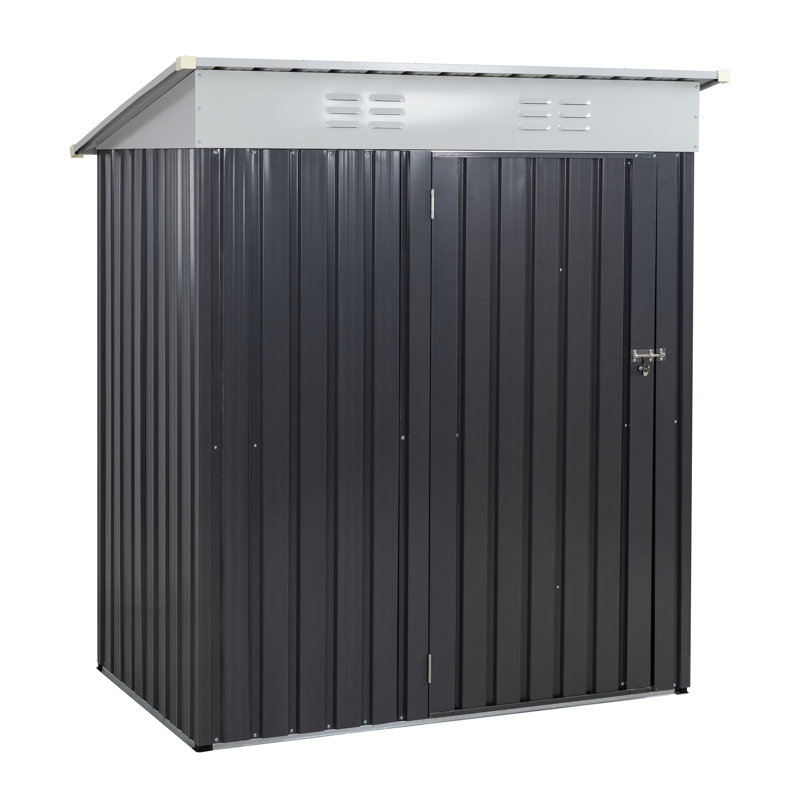 Remise de rangement traditionnelle en métal l 5 pi x P 3 pi avec fenêtre