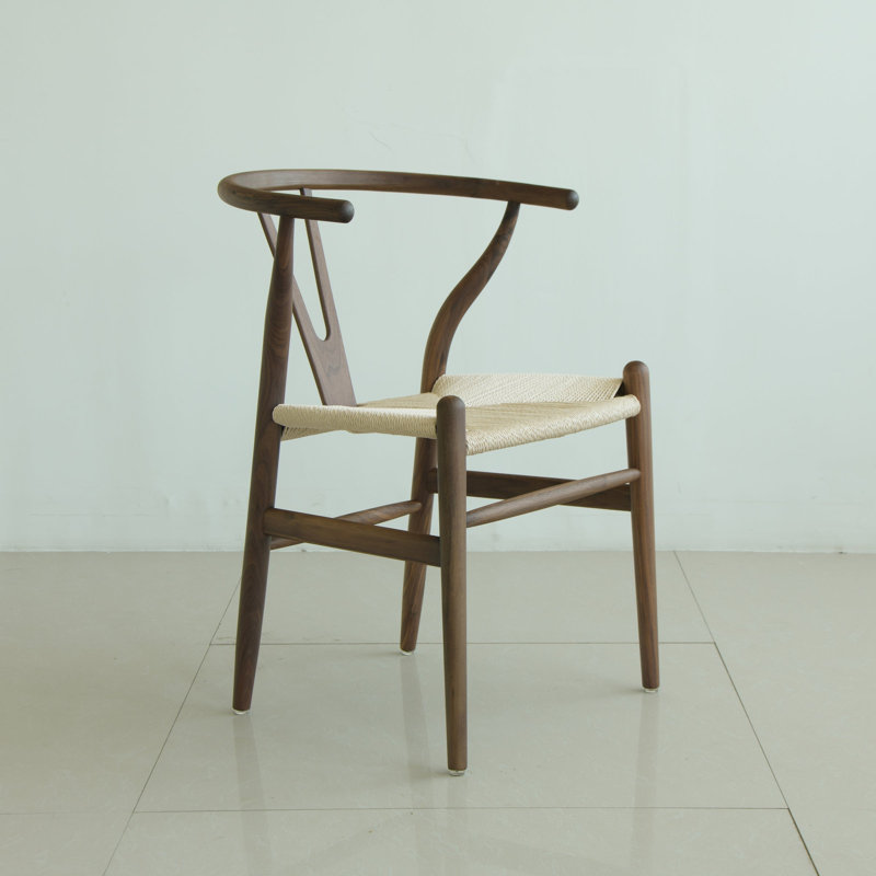 Ensemble de 8 chaises de salle à manger de style Mid-Century Isabella, Brun