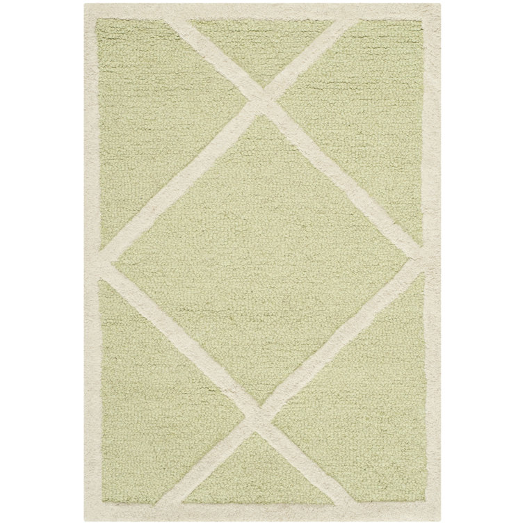 Sanyla Hand Tufted Wool Geometric Rug
