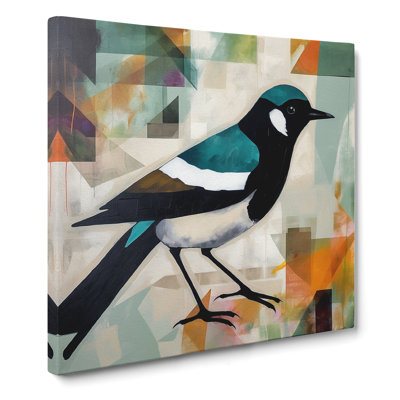 Magpie Bauhaus - Wrapped Canvas