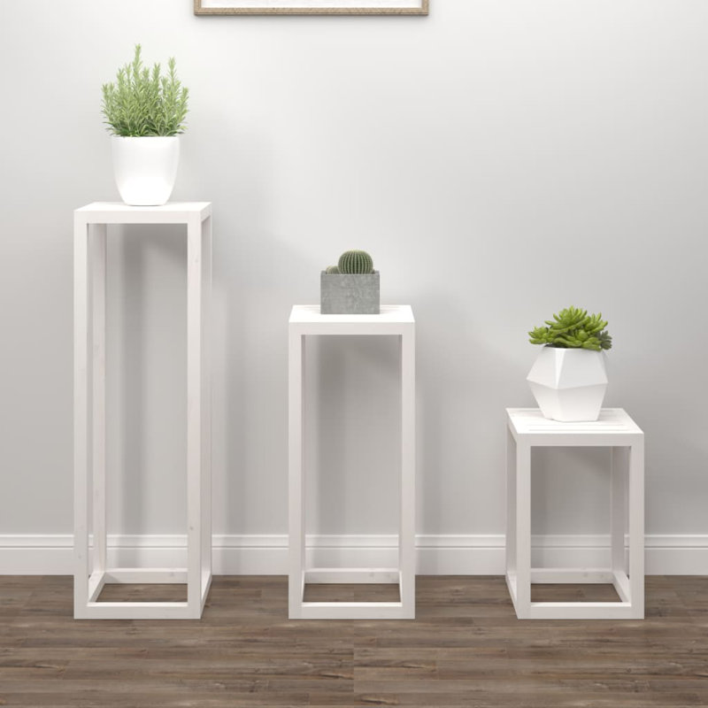 Spirit Plant Stand - Set of 3, White