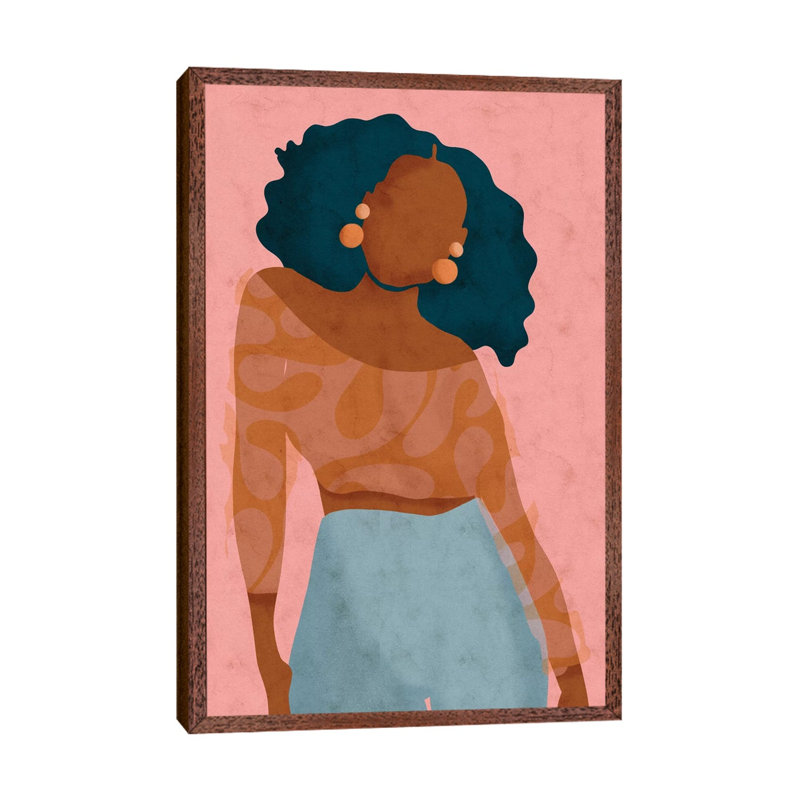 Mood by Reyna Noriega - Print on Canvas, 101.6 cm H x 66.04 cm W, Classic Brown Wood Framed Canvas
