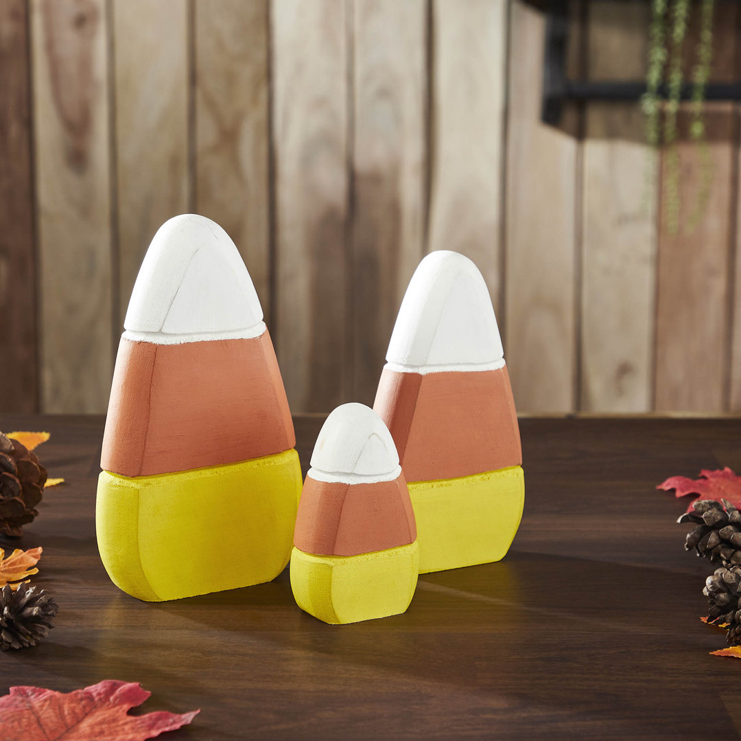 Candy Corn Decor Set of 3 Sizes (Set of 3) VHC Brands