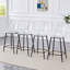 Tabourets de bar modernes de 25,5 po de hauteur comptoir en acrylique transparent avec structure en métal et repose-pieds-720376925-720376927