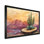 Cactus du désert sur un plateau en bois I - Cactus Wall Art