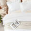 Édredon blanc grand lit Andency, ensembles d'édredon pour grand lit 3 pièces à volants, ensemble de lit toutes saisons léger et moelleux pour les filles, les femmes et les adolescents-124610435-124610458