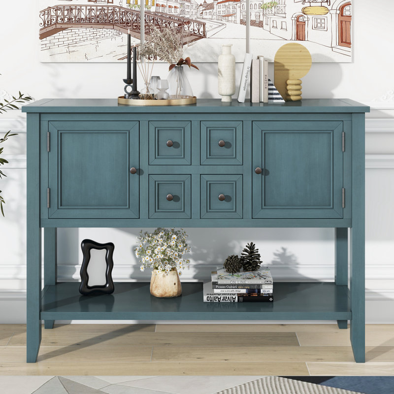 Voight 46'' Sideboard, Dark Blue Teal