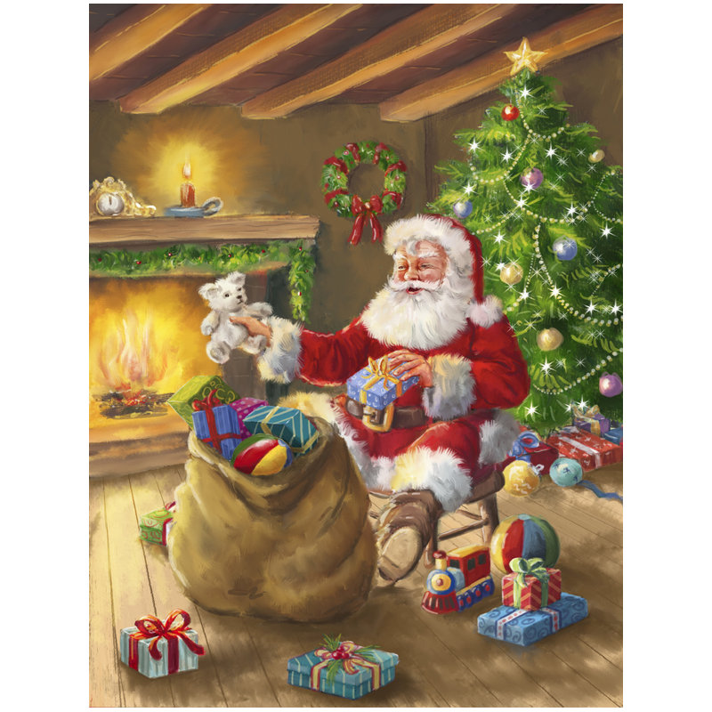 Bothilda Double Sided Polyester Christmas Garden Flag, 15" H  x 11" W