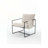 2 Chairs in 1 Box, Upholstered hanging armchair with arm pocket metal frame-109704728-107852246