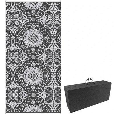 Tapis de paille réversible en plastique, tapis d'extérieur pour le patio pour la décoration, tapis de camping extérieur portable pour le porche de la cour arrière