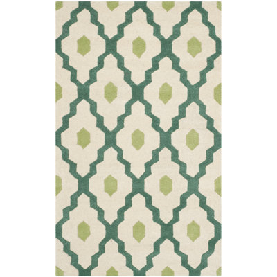 Carolene Hand Tufted Wool Geometric Rug