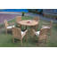 Rickey Outdoor 5 - Piece Teak Dining Set-1069061832-995160488