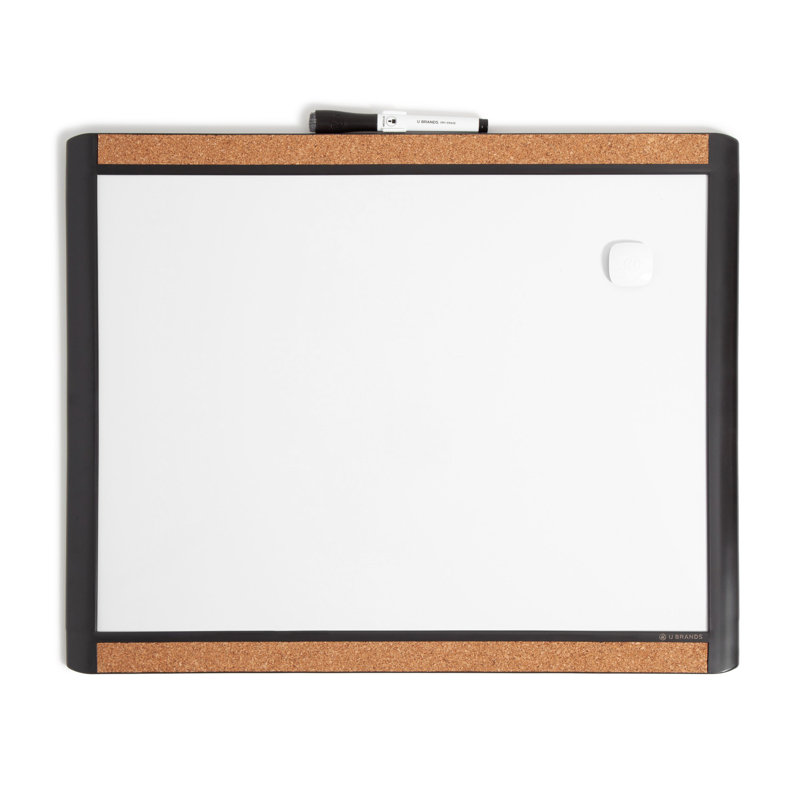 Tableau blanc magnétique MOD et Pin-it 20 po x 16 po